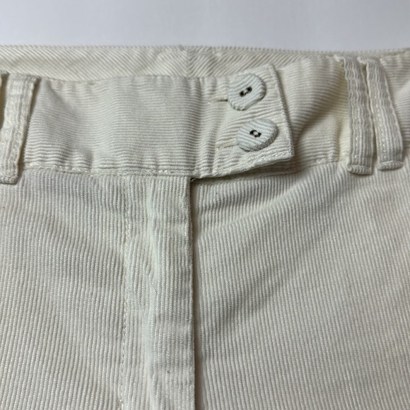 Talbots corduroy stretch cream wide leg trousers 99% cotton 1% Lycra - Picture 11 of 11